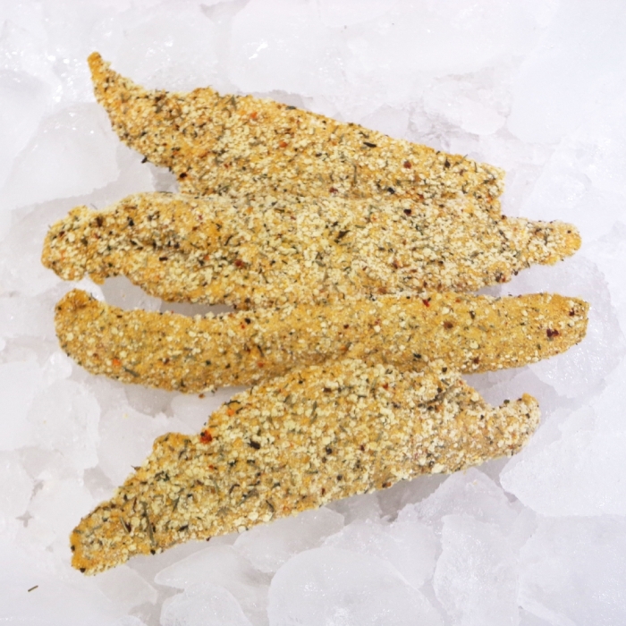 MILANESAS DE MERLUZA FINA HIERBAS X KG